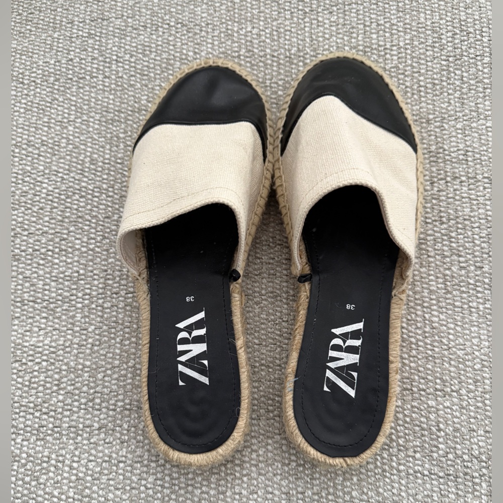 Zara Women's Basic Collection Cap Toe Two-Tone Es… - image 1